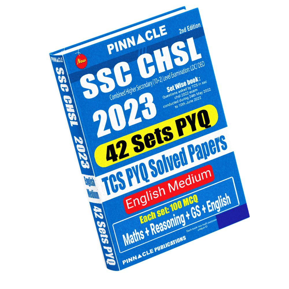 SSC CHSL (10+2) 2023: 42 sets solved papers asked by TCS - detailed explanation english medium